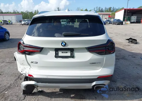 2023 BMW X3 Sdrive30I из США, поврежденный, VIN 5UX43DP03P9T20925